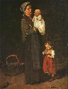 Mihaly Munkacsy Mother and Child  ddf china oil painting reproduction